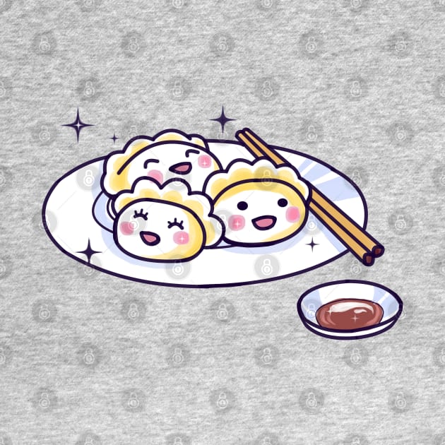 Kawaii Momo / Dumplings by artbysavi